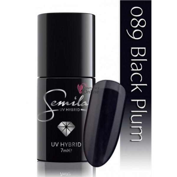 Oja UV Semilac 089 Mov inchis Black Plum 7 ml